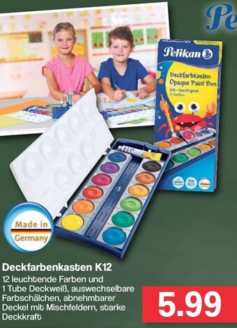 Famila Nord West Pelikan Deckfarbenkasten K12 Angebot