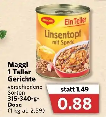 Combi Maggi 1 Teller Gerichte 315-340g Angebot