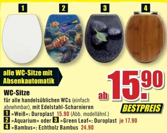 B1 Discount Baumarkt WC Sitze Angebot