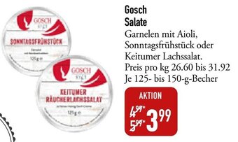 Galeria Markthalle Gosch Salate 125-150 g Becher Angebot