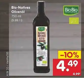Netto Marken-Discount Bio-natives olivenöl biobio Angebot