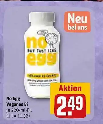 REWE No egg veganes ei Angebot