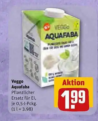 REWE Veggo aquafaba Angebot