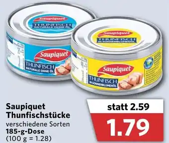 Combi Saupiquet Thunfischstücke 185g Angebot