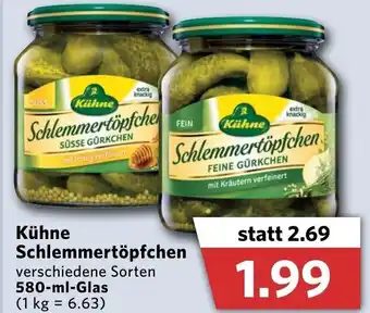 Combi Kühne Schlemmertöpfchen 580ml Glas Angebot