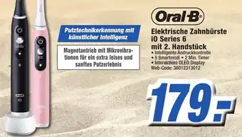 K+B Expert Oral-B Elektrische Zahnbürste iO Series 6 mit 2. Handstück Angebot