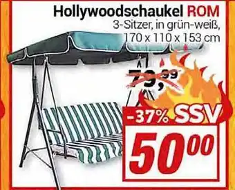 CENTERSHOP Hollywoodschaukel rom Angebot