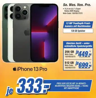 K+B Expert iPhone 13 Pro Angebot