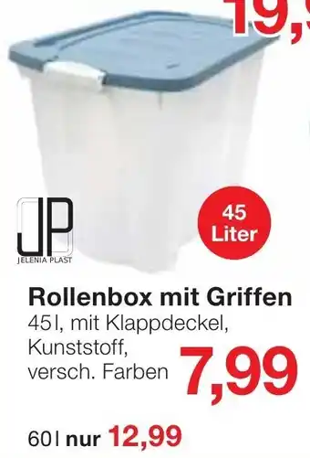 Jawoll JP Rollenbox mit Griffen 45 Liter Angebot