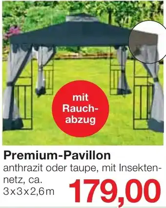 Jawoll Premium Pavillon ca. 3x3x2,6 m Angebot