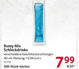 Selgros Bussy mix schleckdrinks Angebot