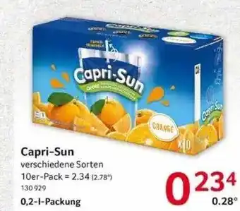 Selgros Capri-sun Angebot