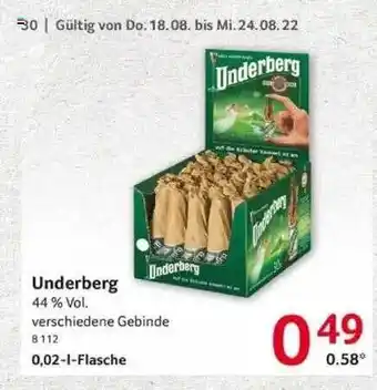 Selgros Underberg Angebot