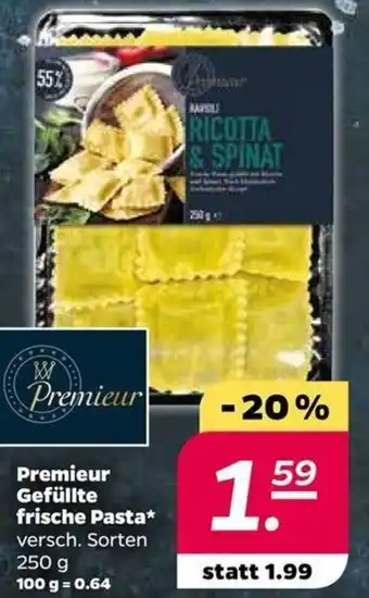 NETTO Premieur Gefüllte frische Pasta 250g Angebot