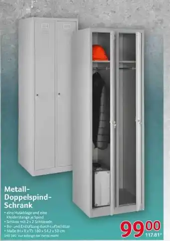 Selgros Metall-doppelspind-schrank Angebot