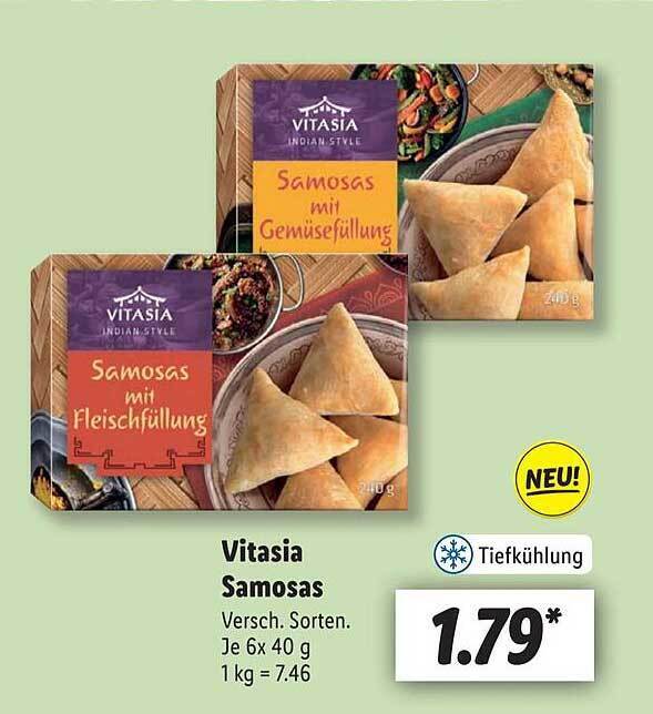 Vitasia samosas Angebot bei Lidl