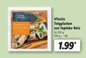 Lidl Vitasia teigplatten aus tapioka-reis Angebot