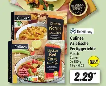 Lidl Culinea asiatische fertiggerichte Angebot