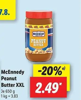 Lidl Mcennedy peanut butter xxl Angebot