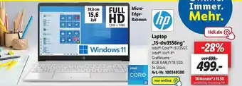 Lidl Hp laptop 15-dw3556ng Angebot