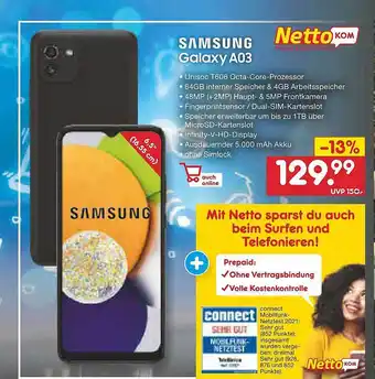 Netto Marken-Discount Samsung galaxy a03 Angebot