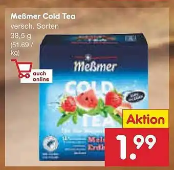 Netto Marken-Discount Meßmer cold tea Angebot