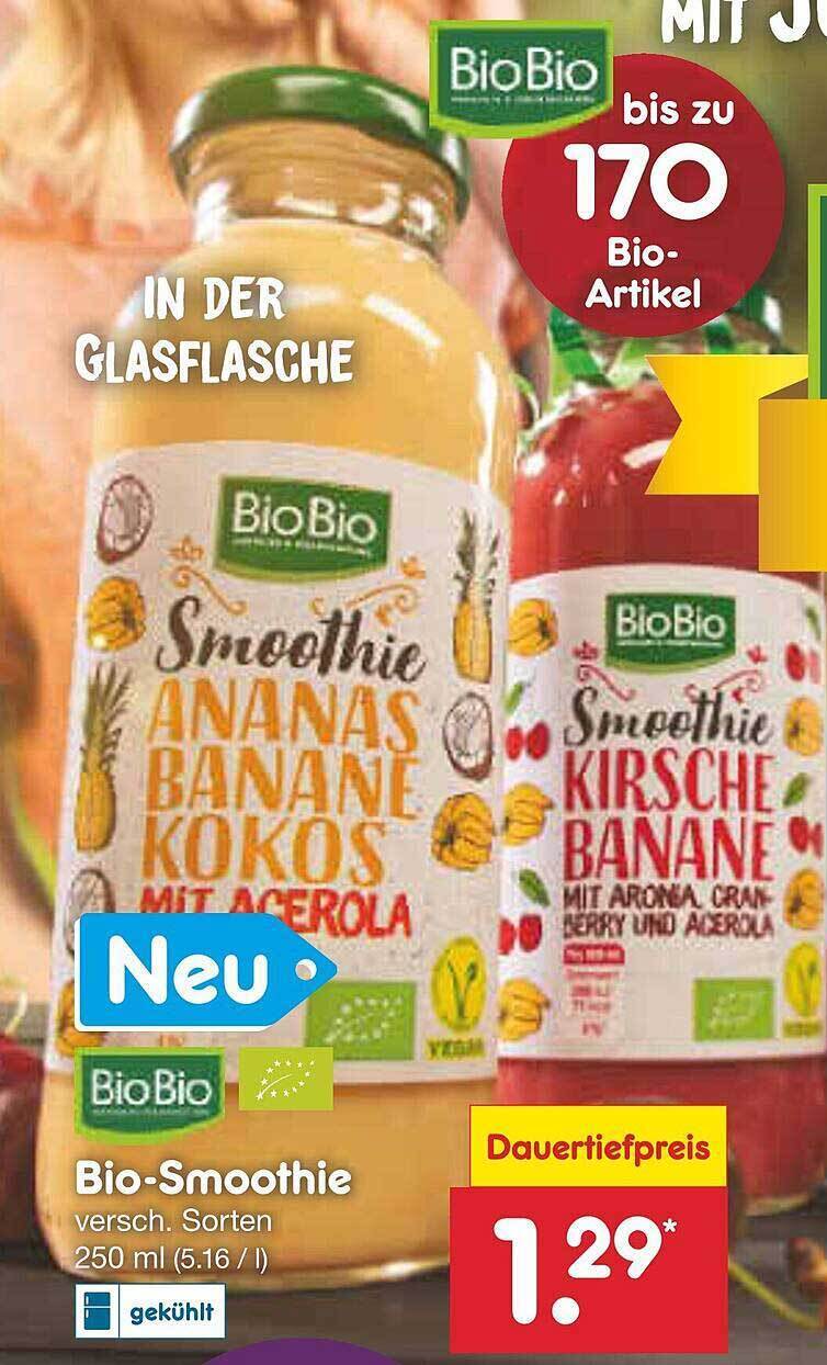 Biobio biosmoothie Angebot bei Netto MarkenDiscount