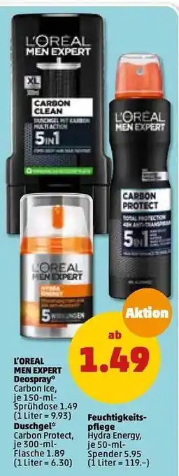 PENNY L'oreal men expert deospray, duschgel oder feuchtkeitspflege Angebot