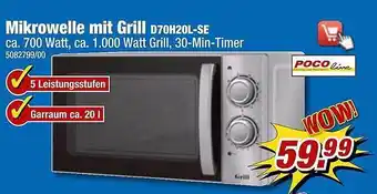 Poco Mikrowelle mit grill poco line Angebot