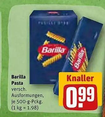 REWE Barilla pasta Angebot