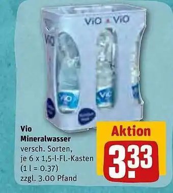 REWE Kaufpark Vio mineralwasser Angebot