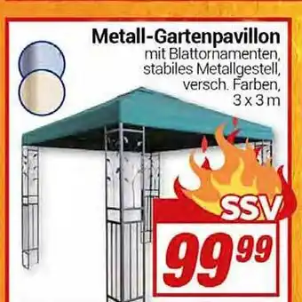 CENTERSHOP Metall-gartenpavillon Angebot