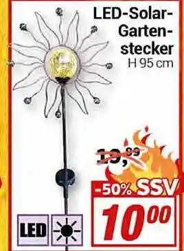 CENTERSHOP Led-solar-gartenstecker Angebot