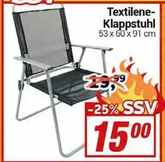 CENTERSHOP Textilene-klappstuhl Angebot