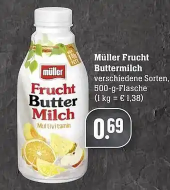 Edeka Müller frucht buttermilch Angebot