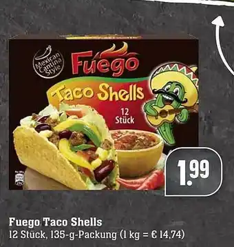 Edeka Fuego taco shells Angebot