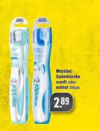 Edeka Meridol zahnbürste sanft oder mittel Angebot