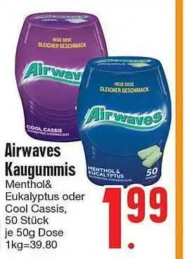 Edeka Airwaves kaugummis Angebot