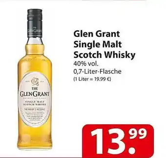 Famila Nord Ost Glen grant single malt scotch whisky Angebot