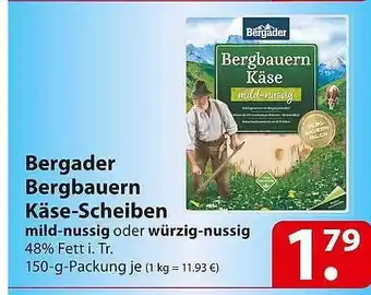 Famila Nord Ost Bergader bergbauern käse-scheiben Angebot