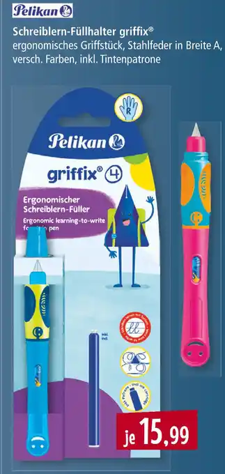 Pfennigpfeiffer Pelikan Schreiblern Füllhalter griffix Angebot