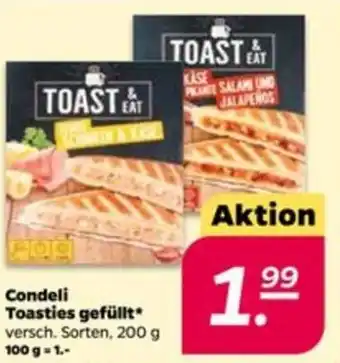 NETTO Condeli Toasties gefüllt 200g Angebot