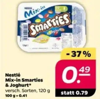 NETTO Nestlé Mix in Smarties & Johurt 120g Angebot