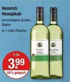 V Markt Heinrich hansjakob Angebot