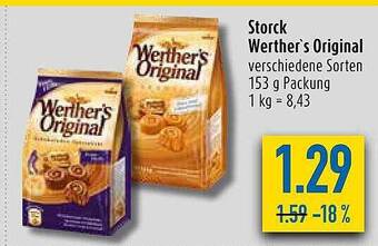 diska Storck werther's original Angebot