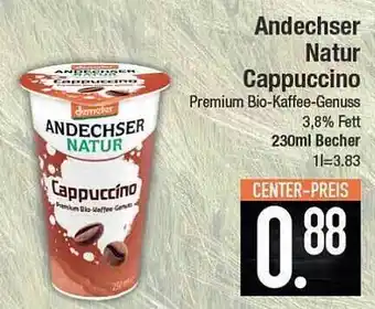 E-Center Andechser natur cappuccino Angebot