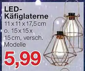 Jawoll Led-käfiglaterne Angebot