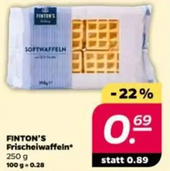 NETTO Finton's Frischeiwaffeln 250g Angebot