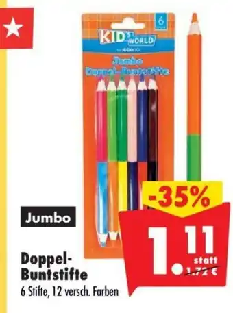 Mäc Geiz Kids World Doppel-Buntstifte 6st Angebot