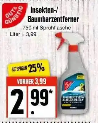 Edeka Insekten--baumharzenterner Angebot